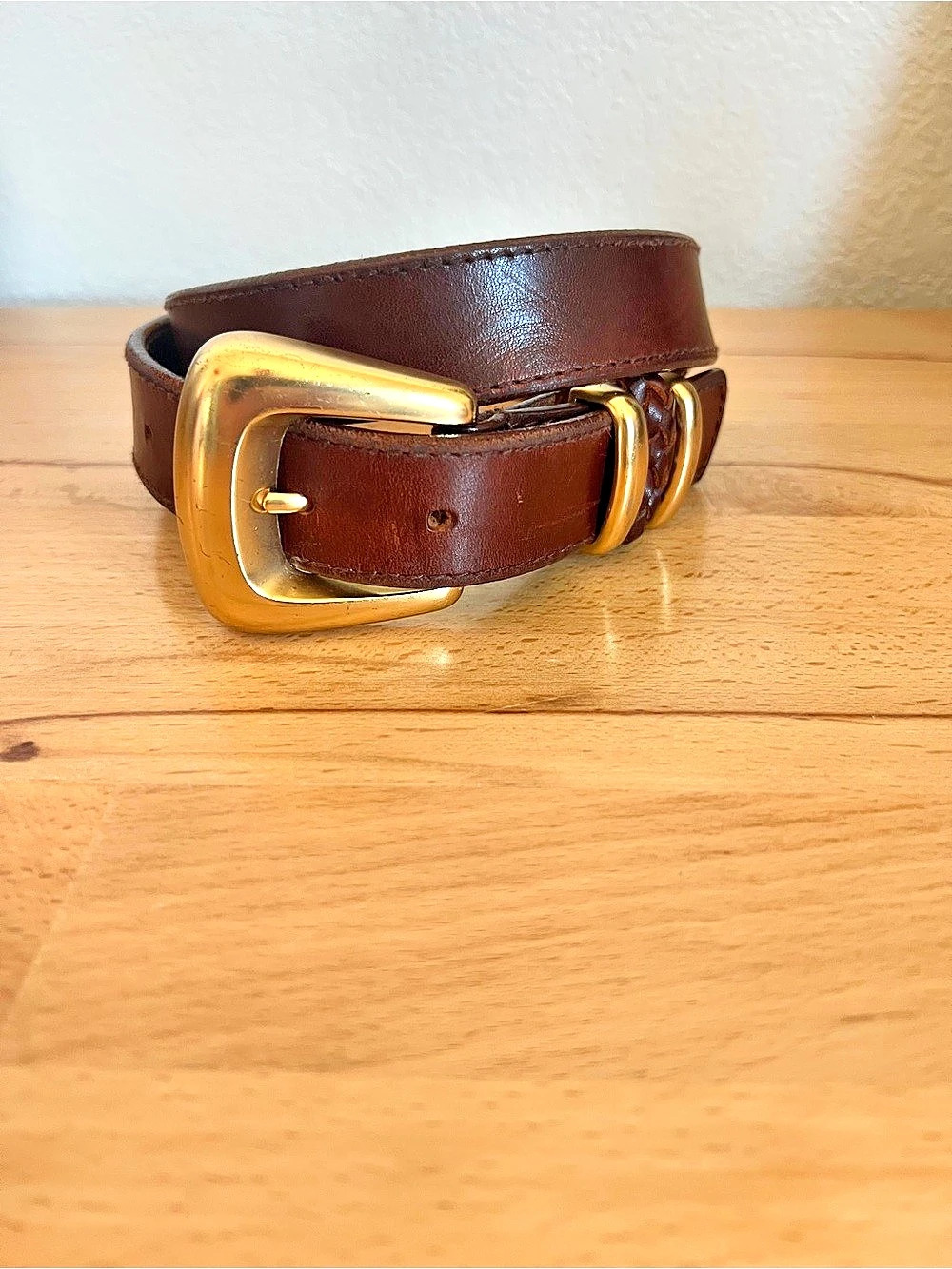 Saddlebred Brown Leather Belt